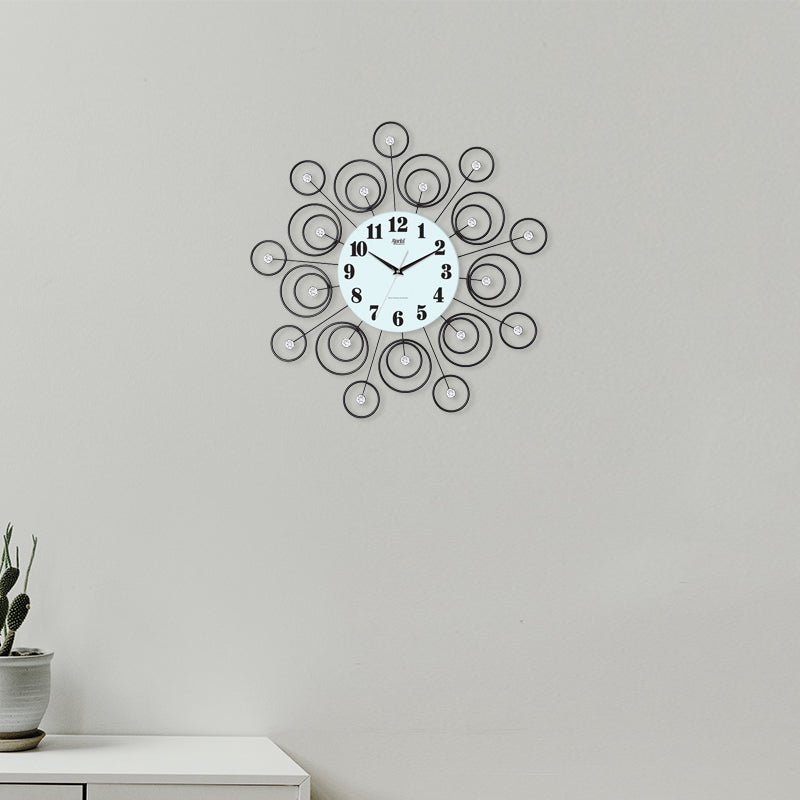 Wall Clock – Designer Clock – DS-257 – Black
