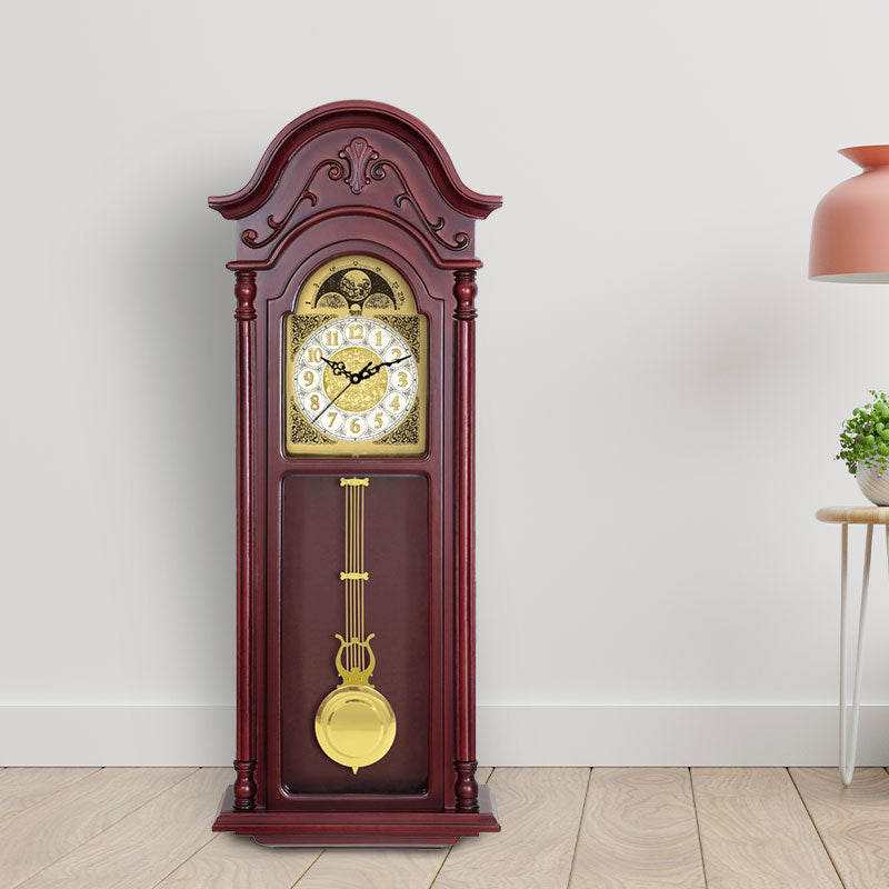 Grandfather Series Rhythmic Pendulum Clock – GF – 167 Rose Wood