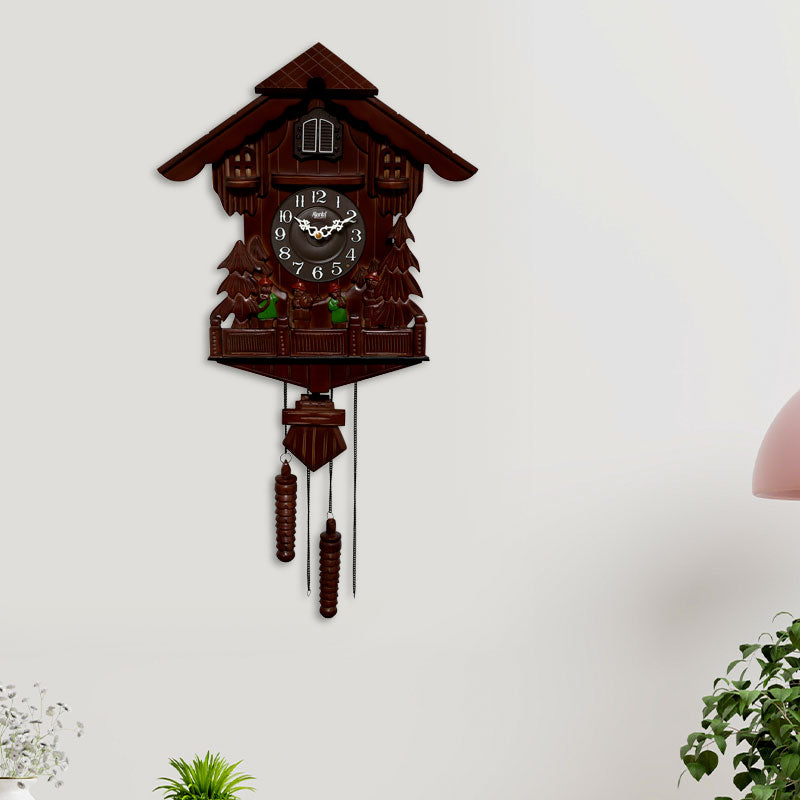 Hand Crafted Cuckoo ClockCuckoo 057 Brown