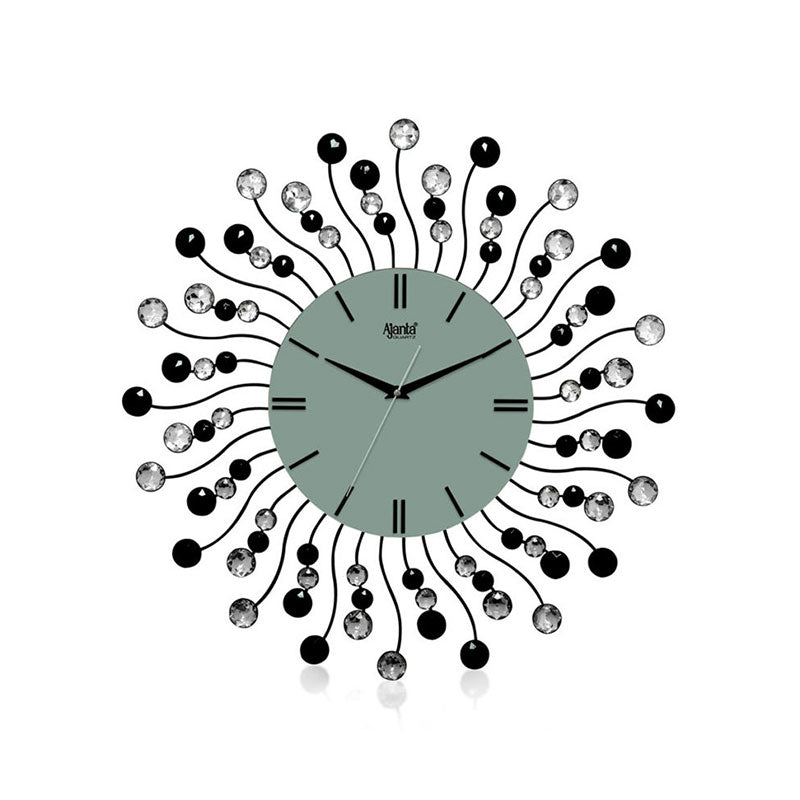 Decorative Diamond Wall Clock DS-057 Black