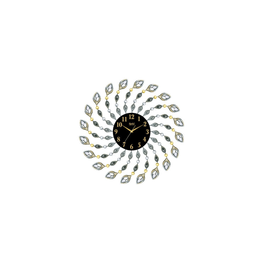 Wall Clock – Designer Clock – DS-207 – golden