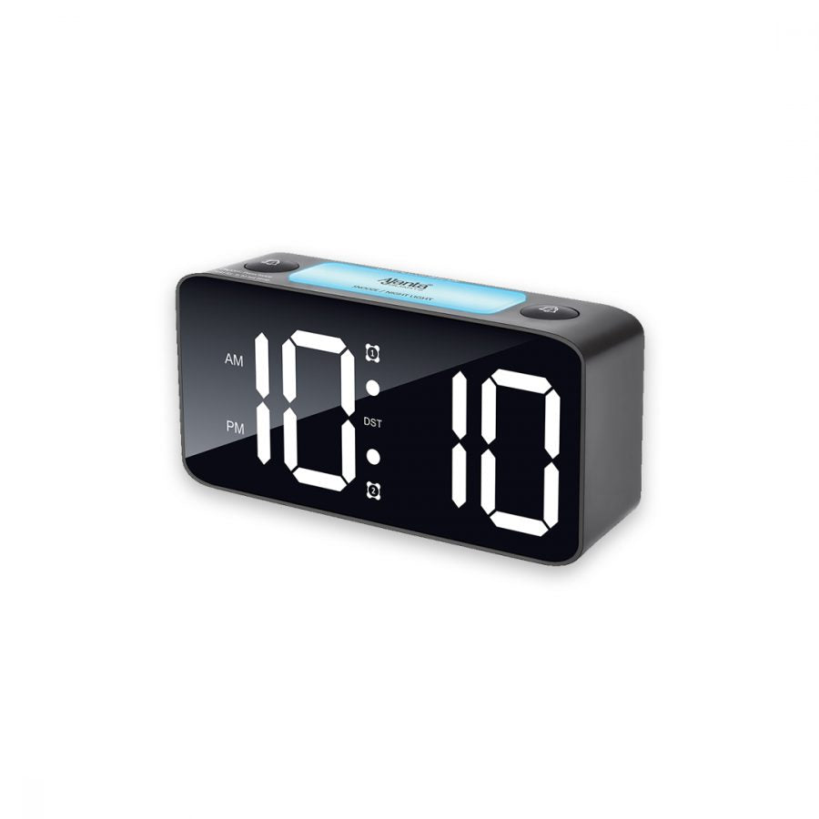 Wall Clock – Digital Clock – Digital Alarm Clock – DA-155 – Black