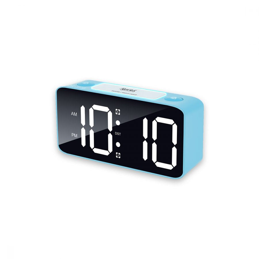Wall Clock – Digital Clock – Digital Alarm Clock – DA-155 – Blue