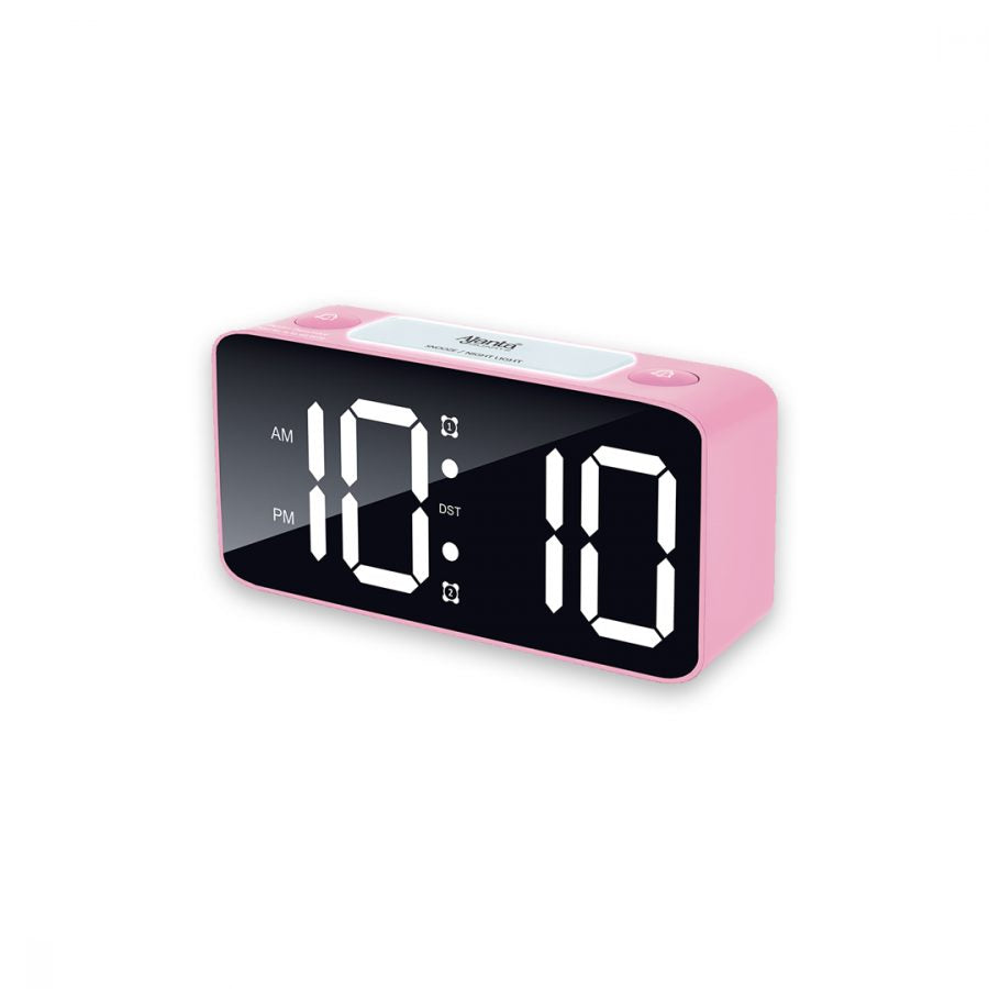 Wall Clock – Digital Clock – Digital Alarm Clock – DA-155 – Pink