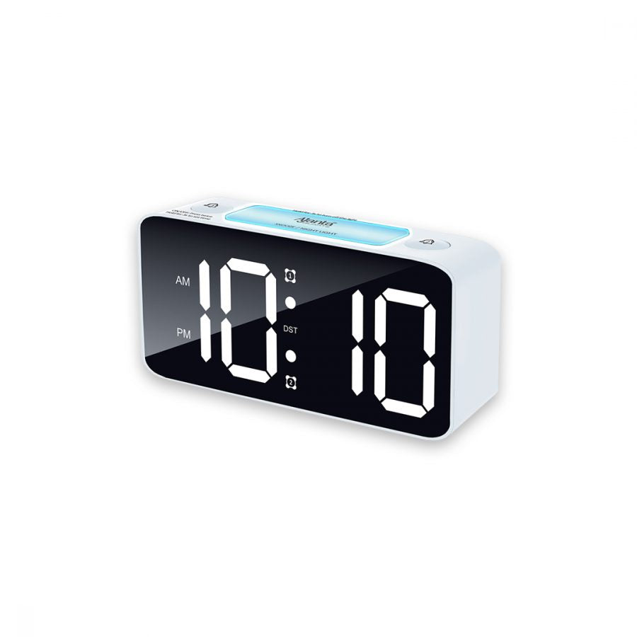 Wall Clock – Digital Clock – Digital Alarm Clock – DA-155 – White