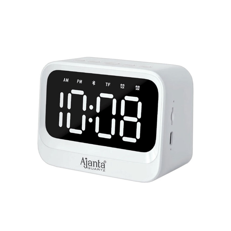 Wall Clock – Digital Clock – Digital Alarm Clock – DA-160- White