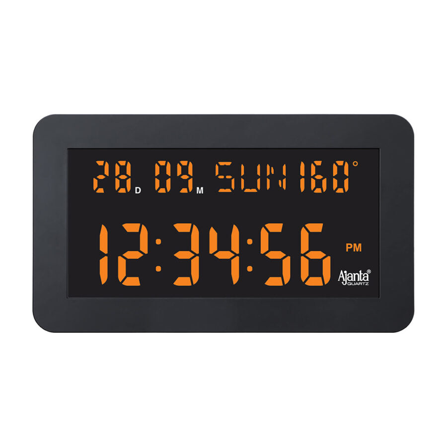 Digital Calendar Wall Clock – DC-157 MC – ORANGE