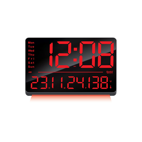 Digital Calendar Wall Clock – DC-207 – RED