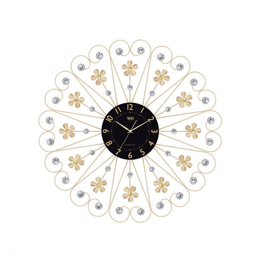Wall Clock – Designer Clock – DS-307 – golden