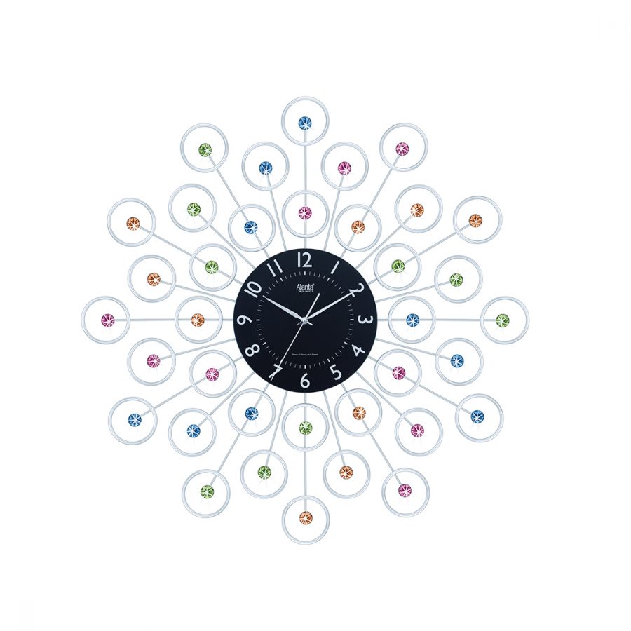 Wall Clock – Designer Clock – DS-317 – silver