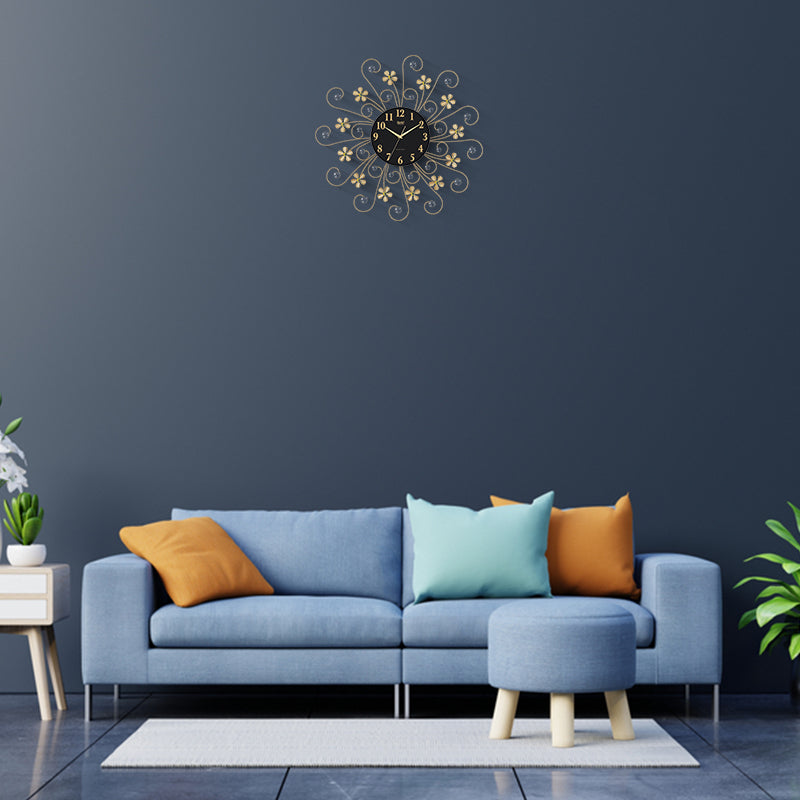 Wall Clock – Designer Clock – DS-477 – golden