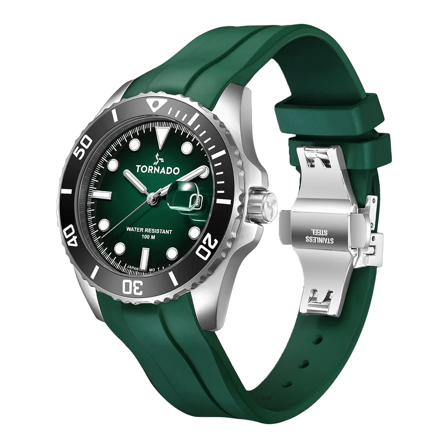 LUMINA Analog Silver Green