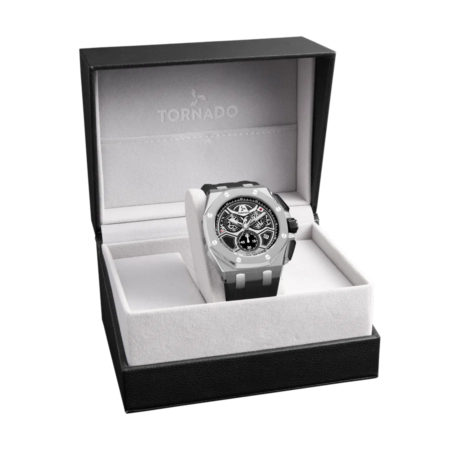 LUMINA CHRONOSPHERE Chronograph Silver Black