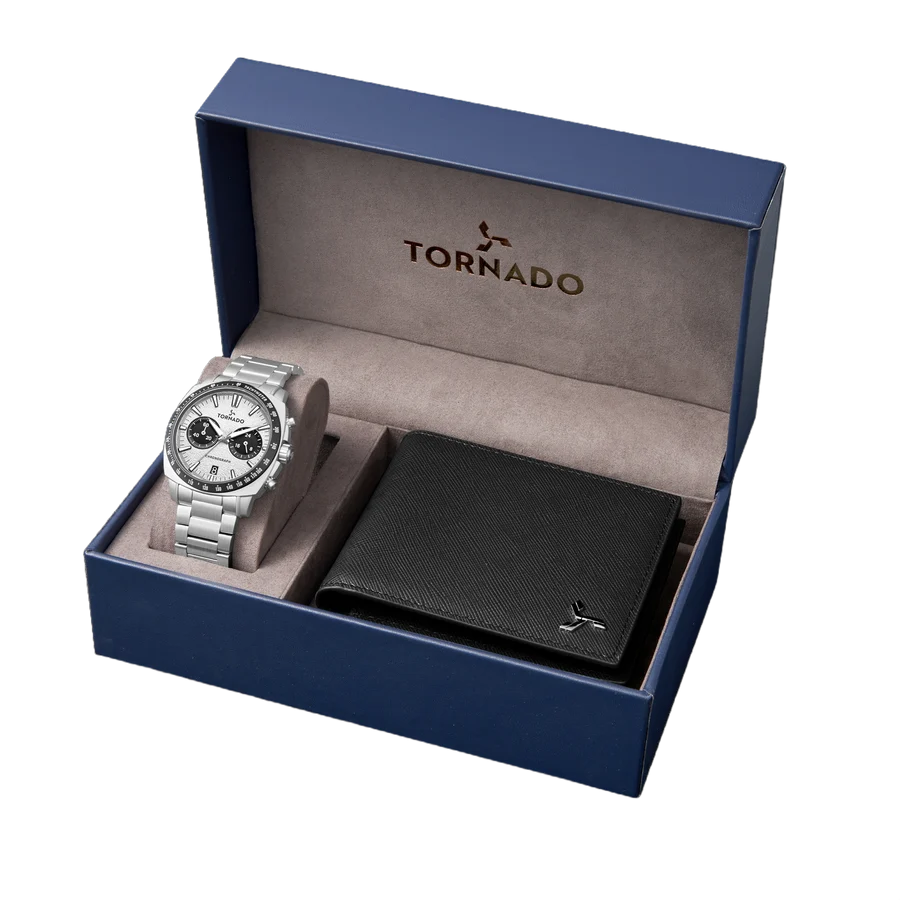 GIFT BOX Chronograph Silver