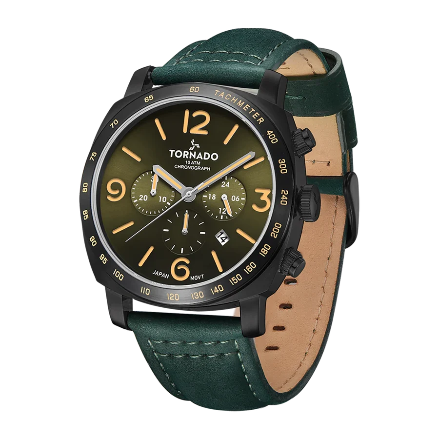 LUMINA CHRONOSPHERE Chronograph Green Black