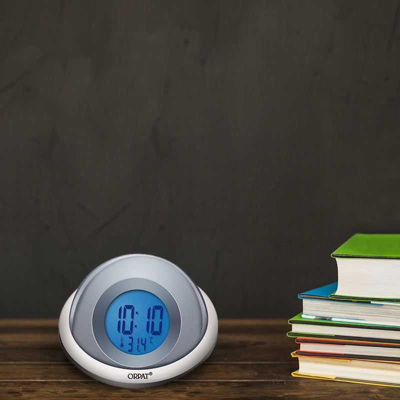 Time Piece – Digital Alarm Clock – TAC-387 – Silver