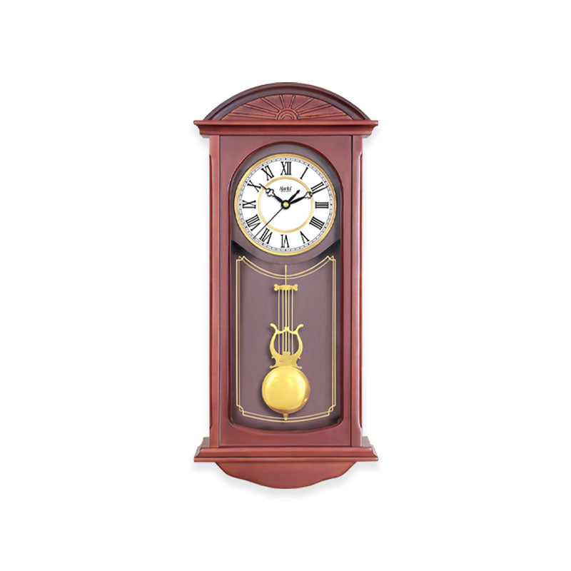 Grandfather Series Rhythmic Pendulum Clock – GF – 187 Maple Wood