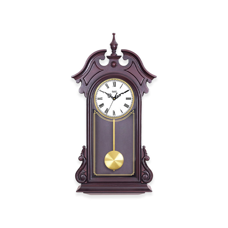 Grandfather Series Rhythmic Pendulum Clock – GF – 197 Oak Wood