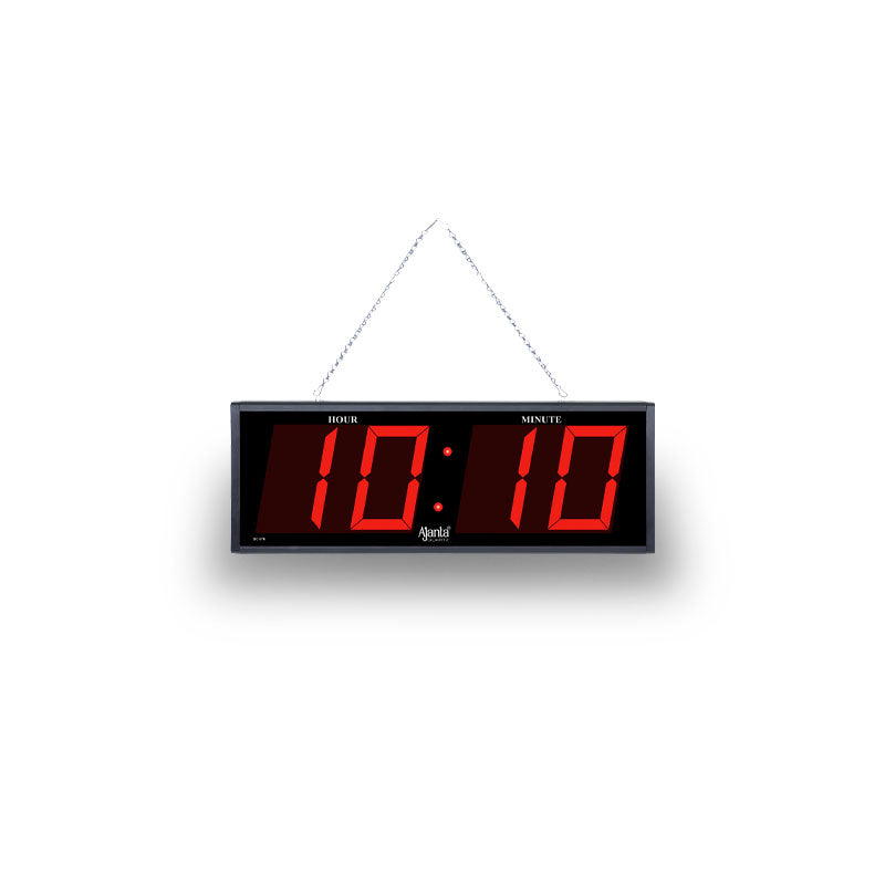 Digital Calendar Wall Clock – DC-070 – Black
